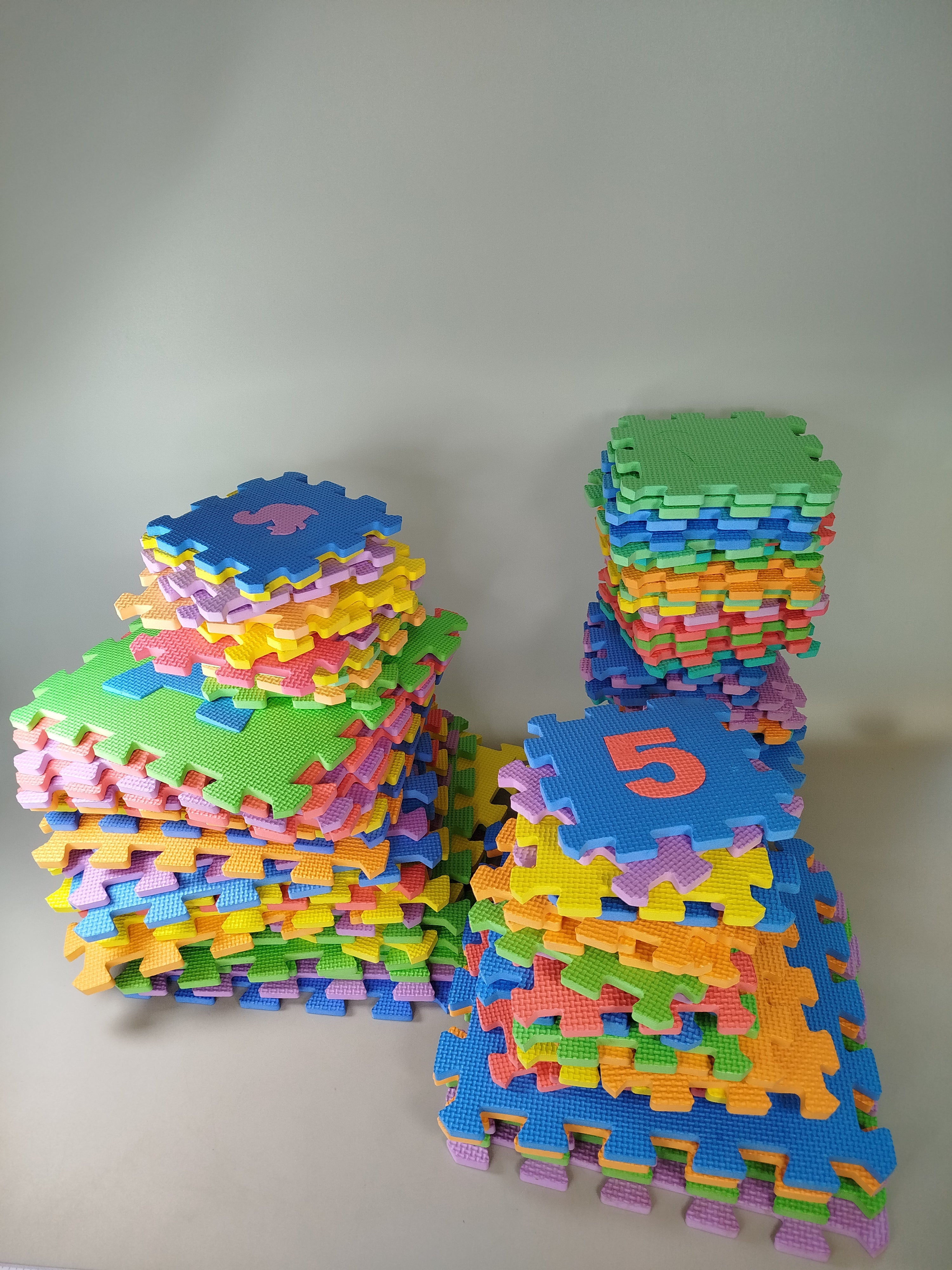 Schaumstoff Puzzlematten Set – Zahlen, Buchstaben & Tiere Lernspiel für Kinder